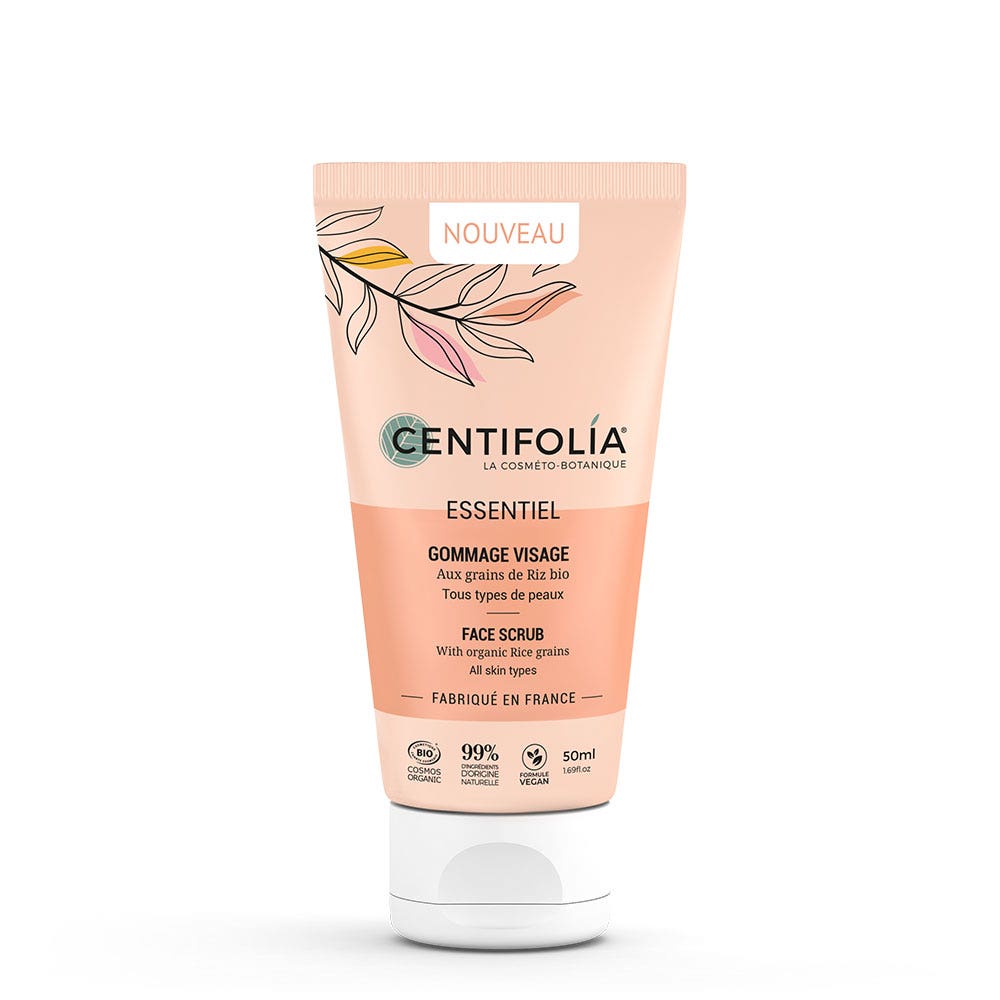 Centifolia Essentiel Gommage visage bio tous types de peaux 50ml