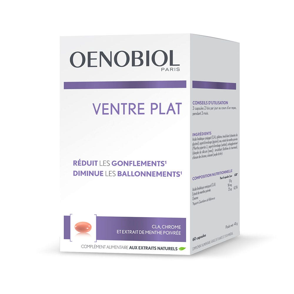 Oenobiol Ventre Plat 60 Capsules