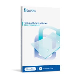 Soineo Films adhésifs stériles polyuréthane 10cmx15cm x5