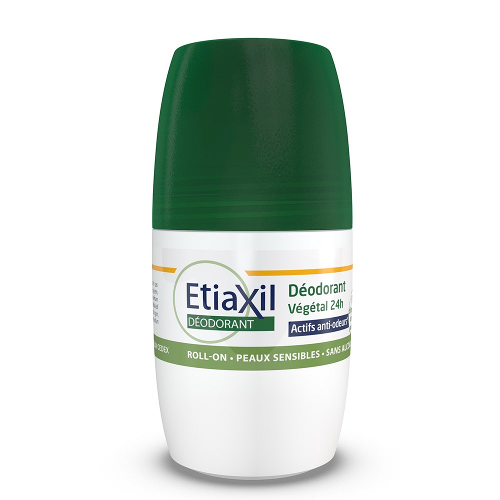 Etiaxil Roll-on Végétal 24h Peaux sensibles 50ml