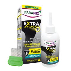 Paranix Extra Fort Shampooing + Peigne 200ml+ Peigne métal inclus