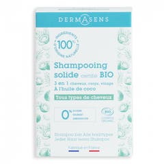 Dermasens Shampooing Solide Bio Tous Types de Cheveux 60g