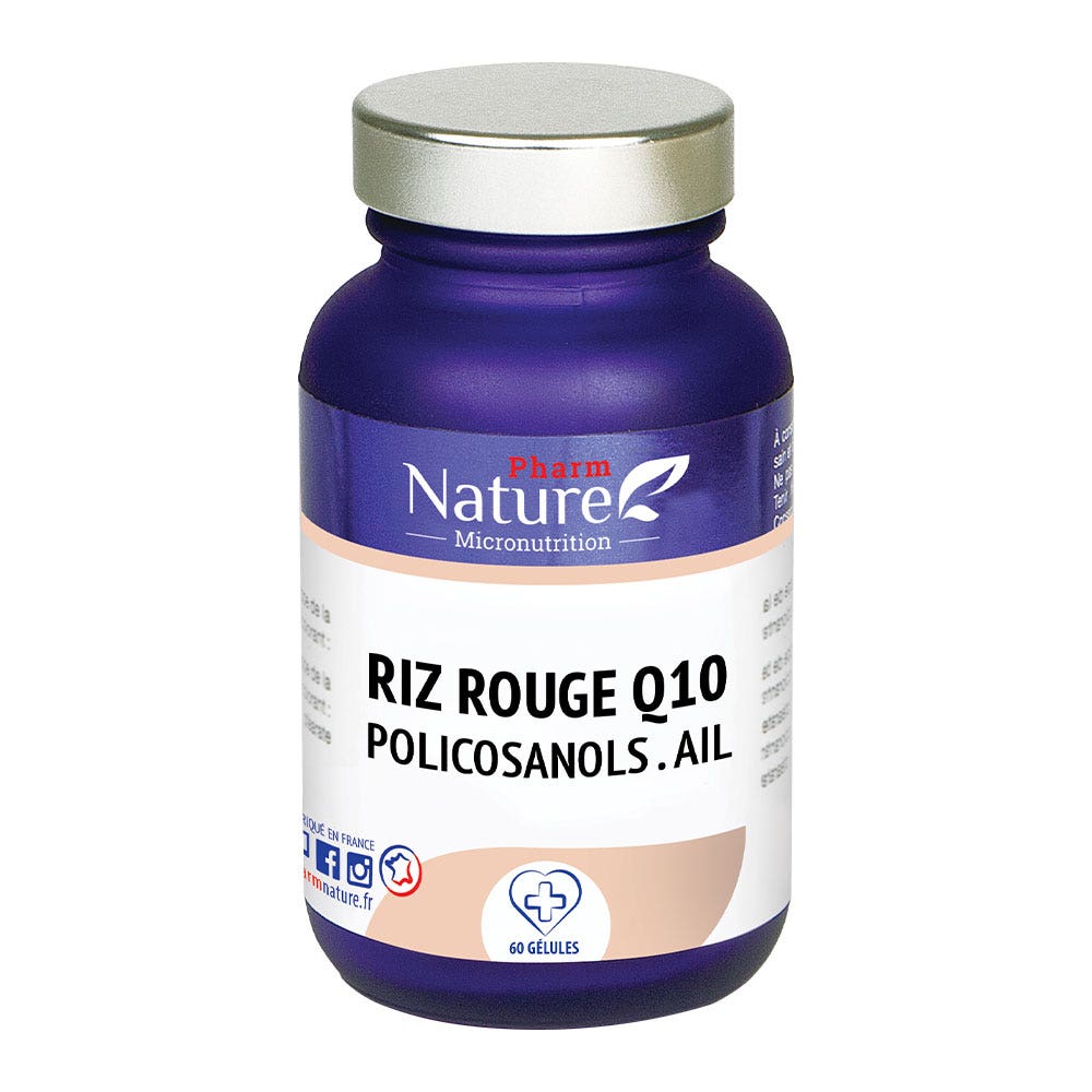 Kersiens Riz rouge Q10 Policosanols Ail 60 gélules