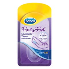 Scholl Party Feet Activgel Coussinets Talons 1 Paire