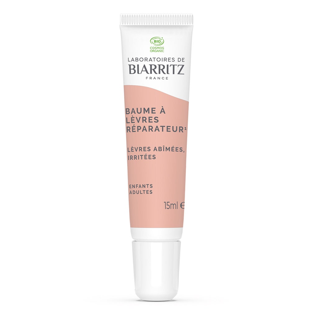 Laboratoires De Biarritz Réparateurs Baume à Lèvres Bio Répare, apaise et protège 15ml