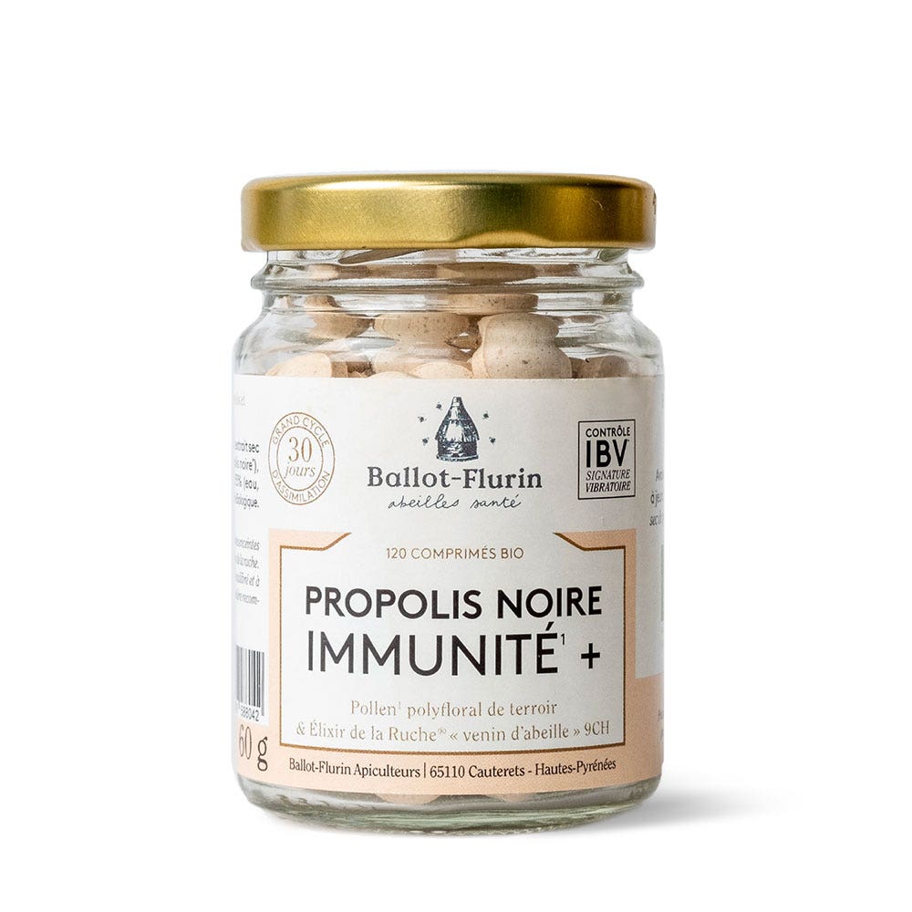 Ballot-Flurin Propolis Noire Immunité 120 comprimés