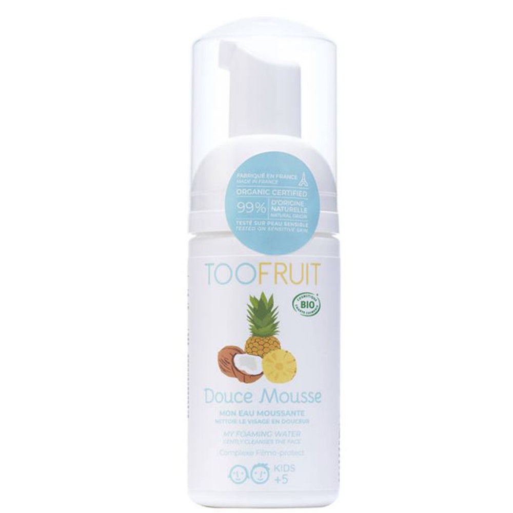 Toofruit Douce Mousse Eau moussante nettoyante visage Ananas et Coco 100ML