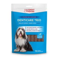 Clement-Thekan Denticare Trio Lamelles à mâcher pour chiens de plus de 30kg x15
