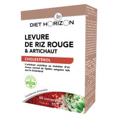 Diet Horizon Levure De Riz Rouge & Artichaud 60 Comprimes