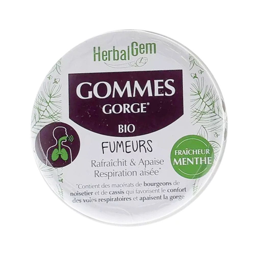 Herbalgem Gommes Gorge Fumeurs Bio 45g