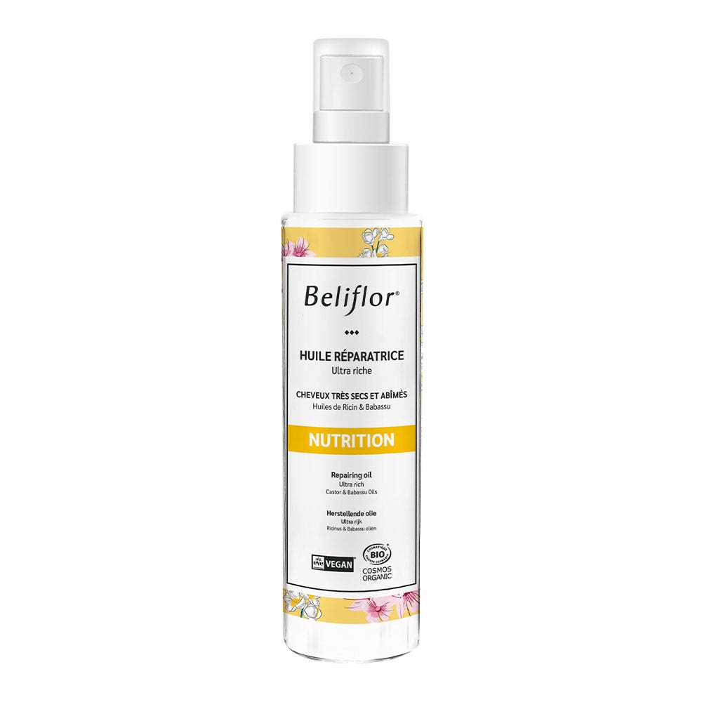 Beliflor Nutrition Huile Réparatrice Cheveux très secs 125ml