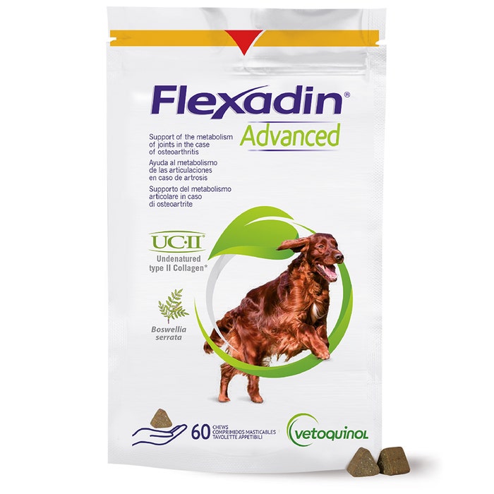 Complément FLEXADIN ADVANCED Chien x 60 bouchées Vetoquinol