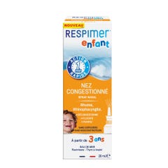 Respimer Spray Nasal Enfant Action Rapide Nez congestionné 20ml