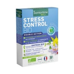 Santarome Stress Control Bio Safran Déstresse 30 gélules