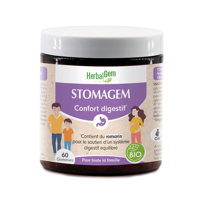 Herbalgem Stomagem Confort Digestif Bio 60 gummies