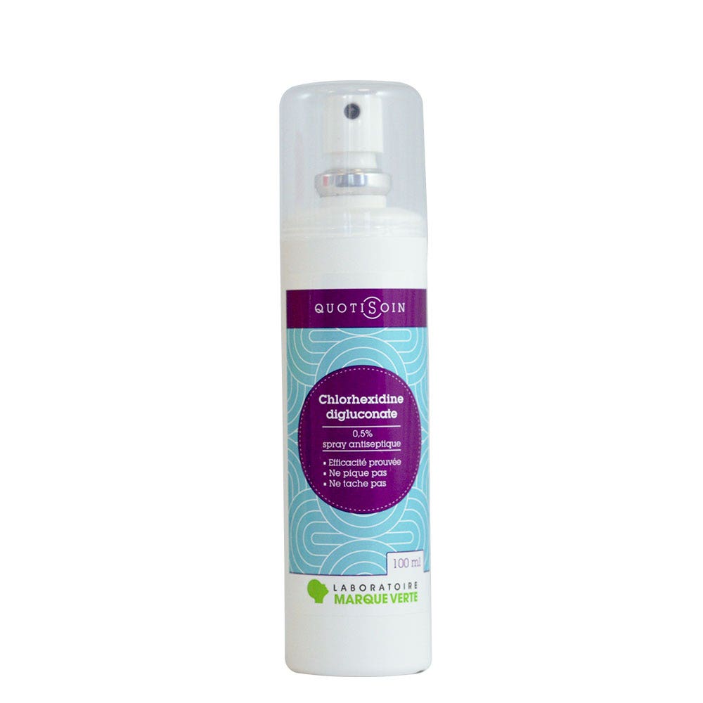 Marque Verte Quotisoin Chlorhexidine digluconate 0,5% spray antiseptique 100ML