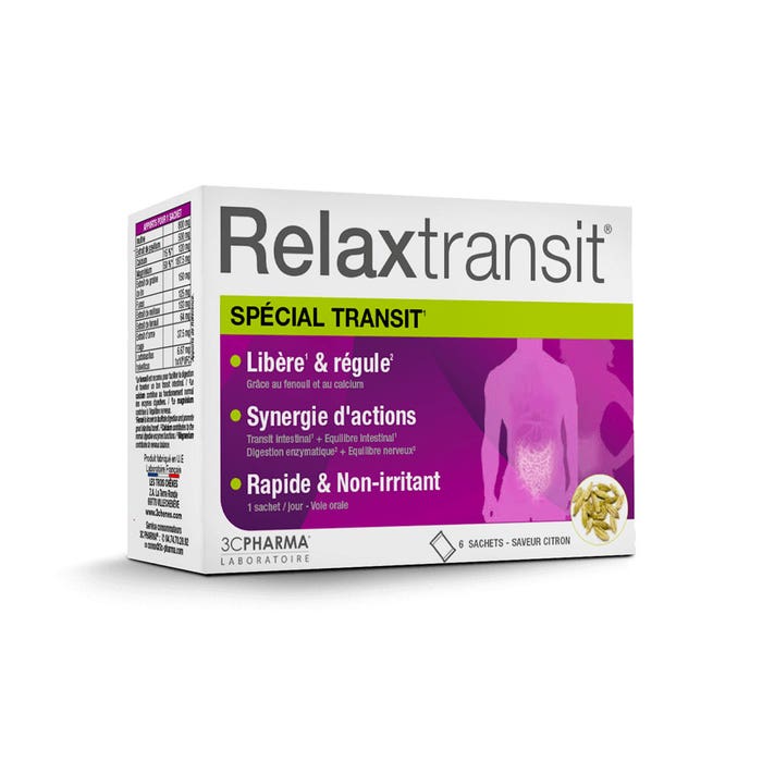 3C Pharma Relaxtransit 6 sachets