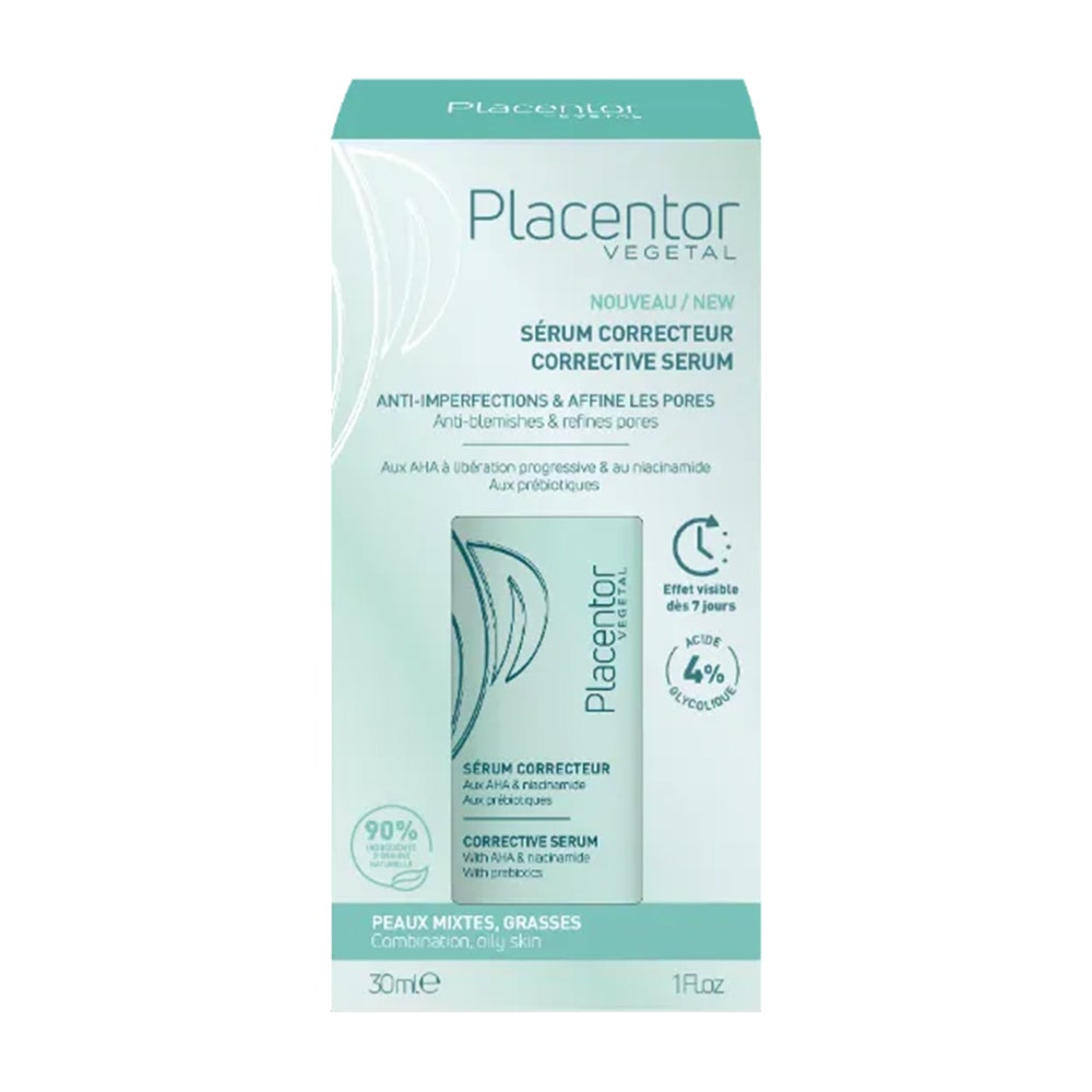 Placentor Végétal Sérum Correcteur Peaux Mixtes à Grasses 30ml