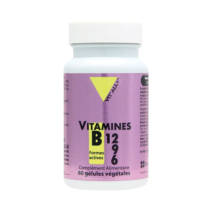 Vit'All+ Vitamines B12 9 6 Forme Active 60 Gélules