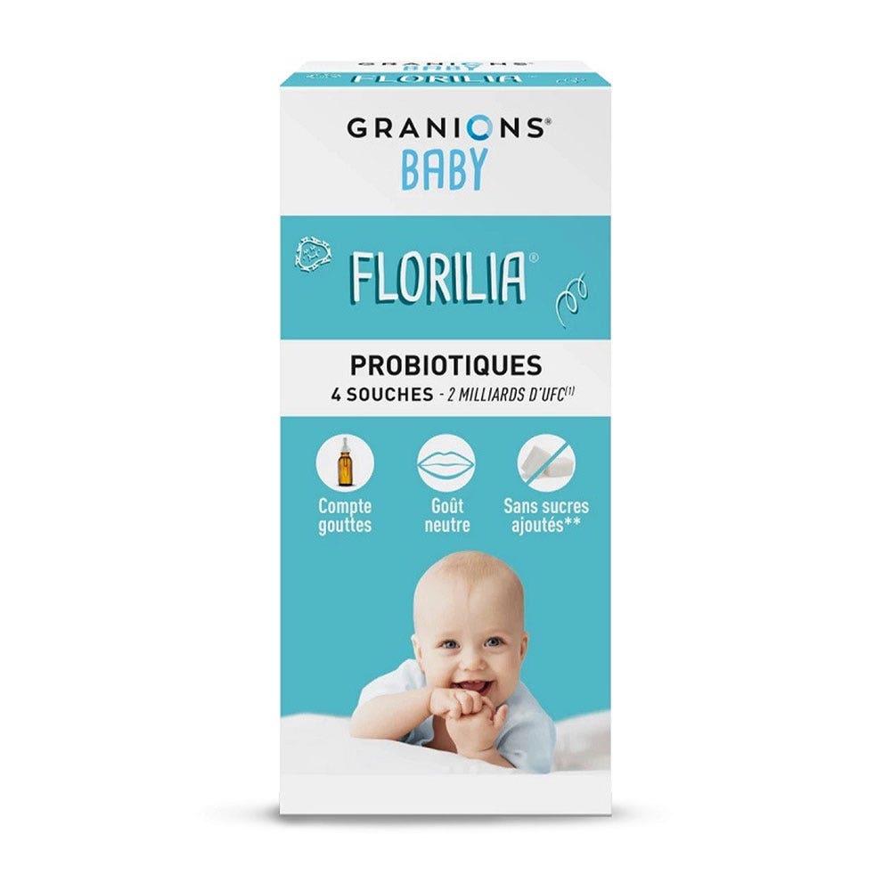 Granions Baby Florilia Probiotiques Goût Neutre 15ml