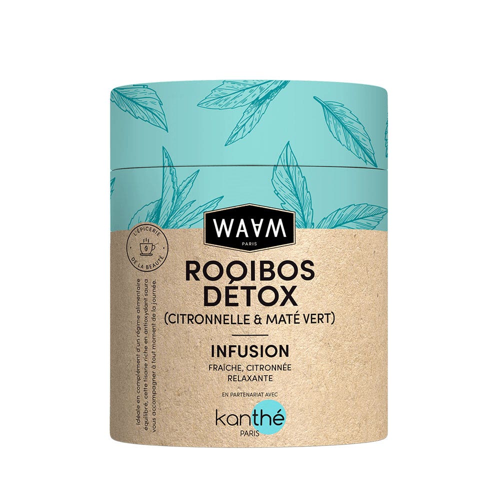 Waam Roiboos Detox Citronnelle et Maté Vert 80g