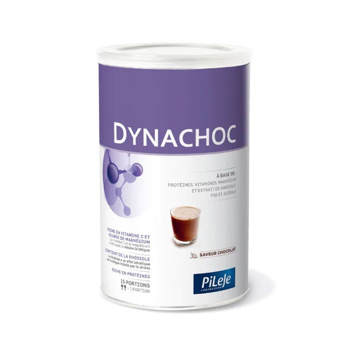 Préparation en poudre riche protéines et vitamines 300g Dynachoc Pileje