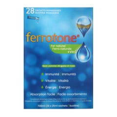 Ferrotone Pomme Dès 3 Ans 28 Sachets Monodoses