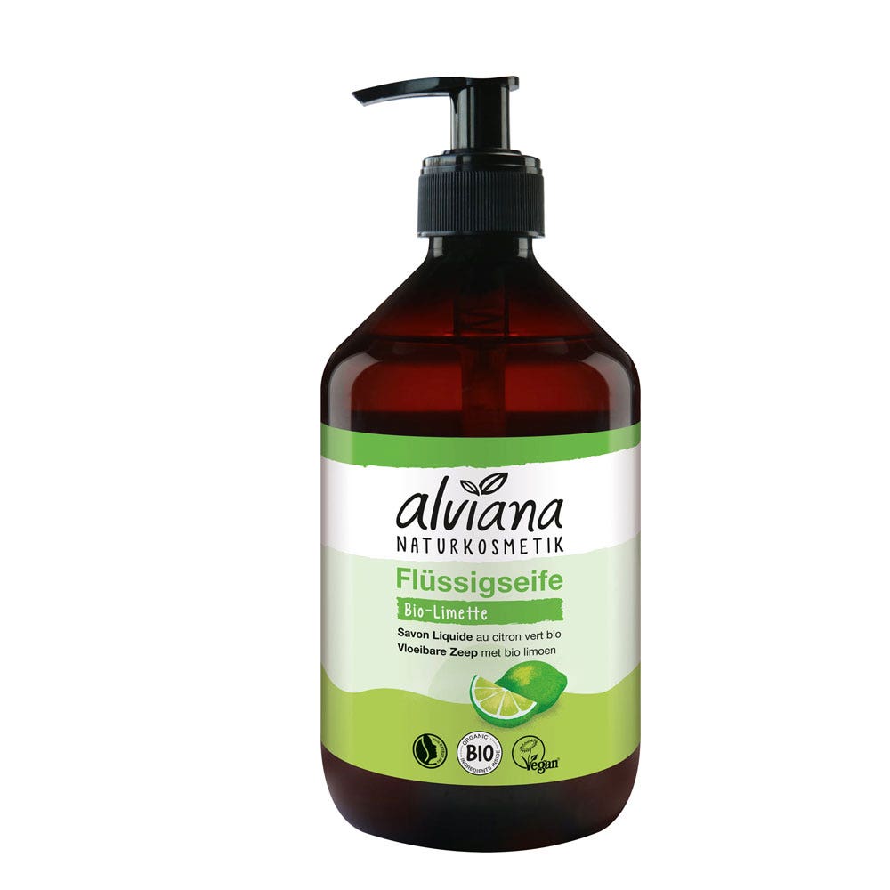 Alviana Savon Liquide Citron Vert Biologique 500ml