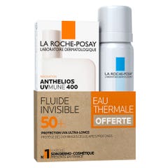 La Roche-Posay Anthelios Fluide invisible uvmune 400 avec parfum spf50+ 50ml + eau thermale 50ml offerte
