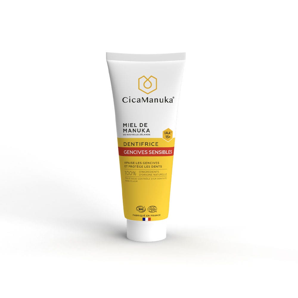 Cica Manuka Dentifrice Gencives Sensibles Au Miel de Manuka IAA15+ 75ml