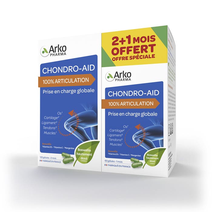 Arkopharma Chondro-Aid 100% Articulation 120 + 60 Gélules