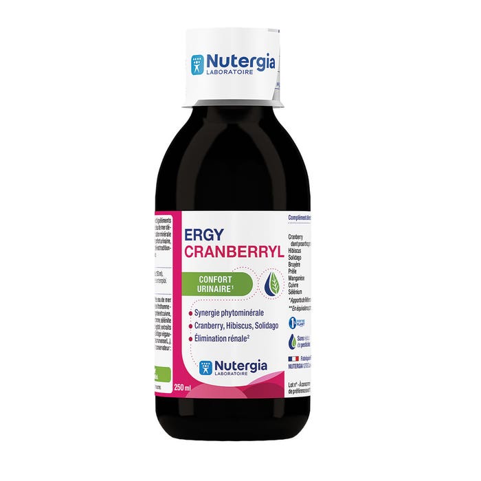 Ergycranberryl 250ml Confort Urinaire Nutergia