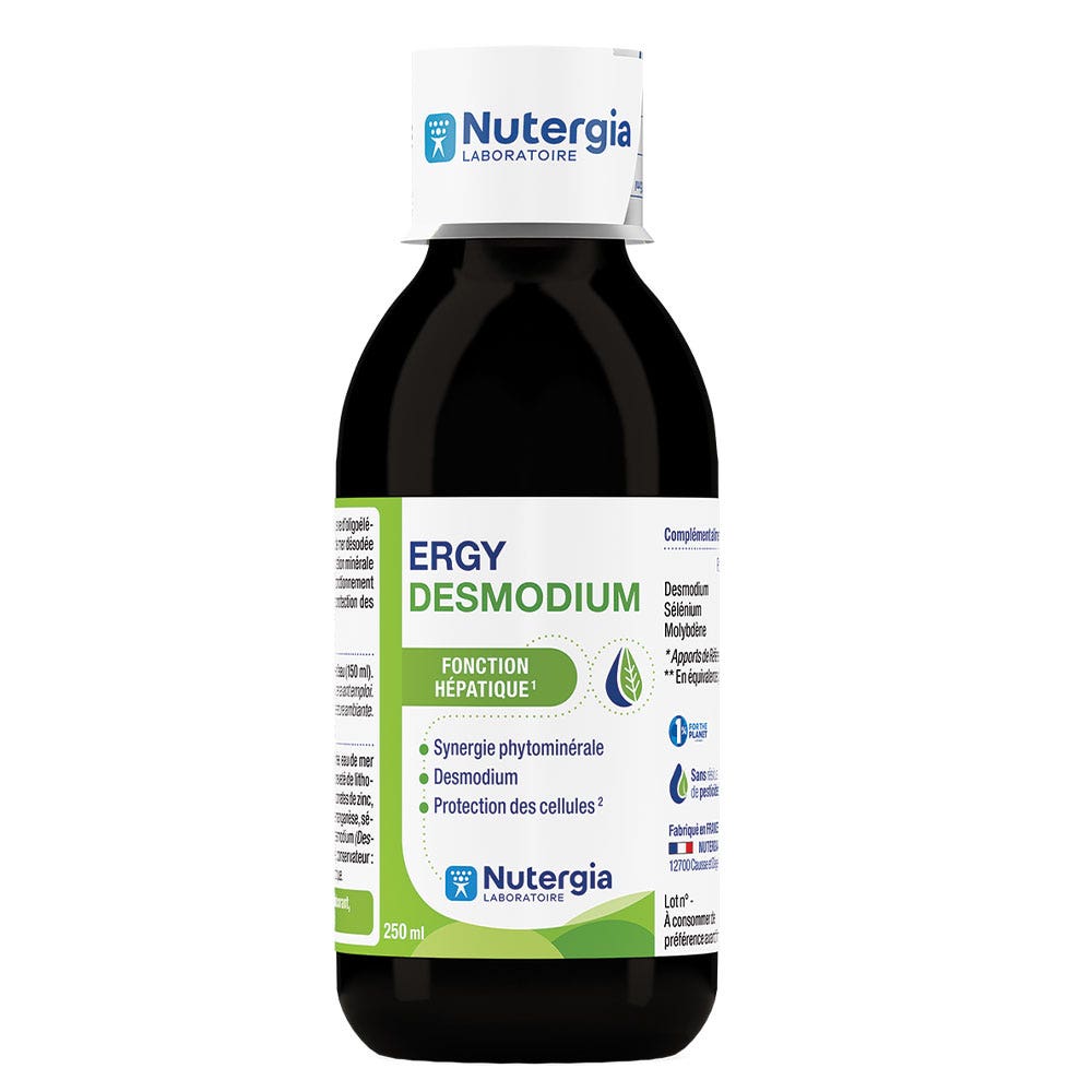 Nutergia Ergydesmodium Fonction Hépatique 250ml