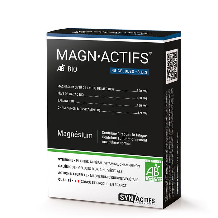 Aragan Synactifs MagnActifs Bio 45 Gelules