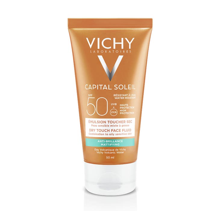 Vichy Capital Soleil Emulsion Toucher Sec SPF50 Anti Brillance 50ml