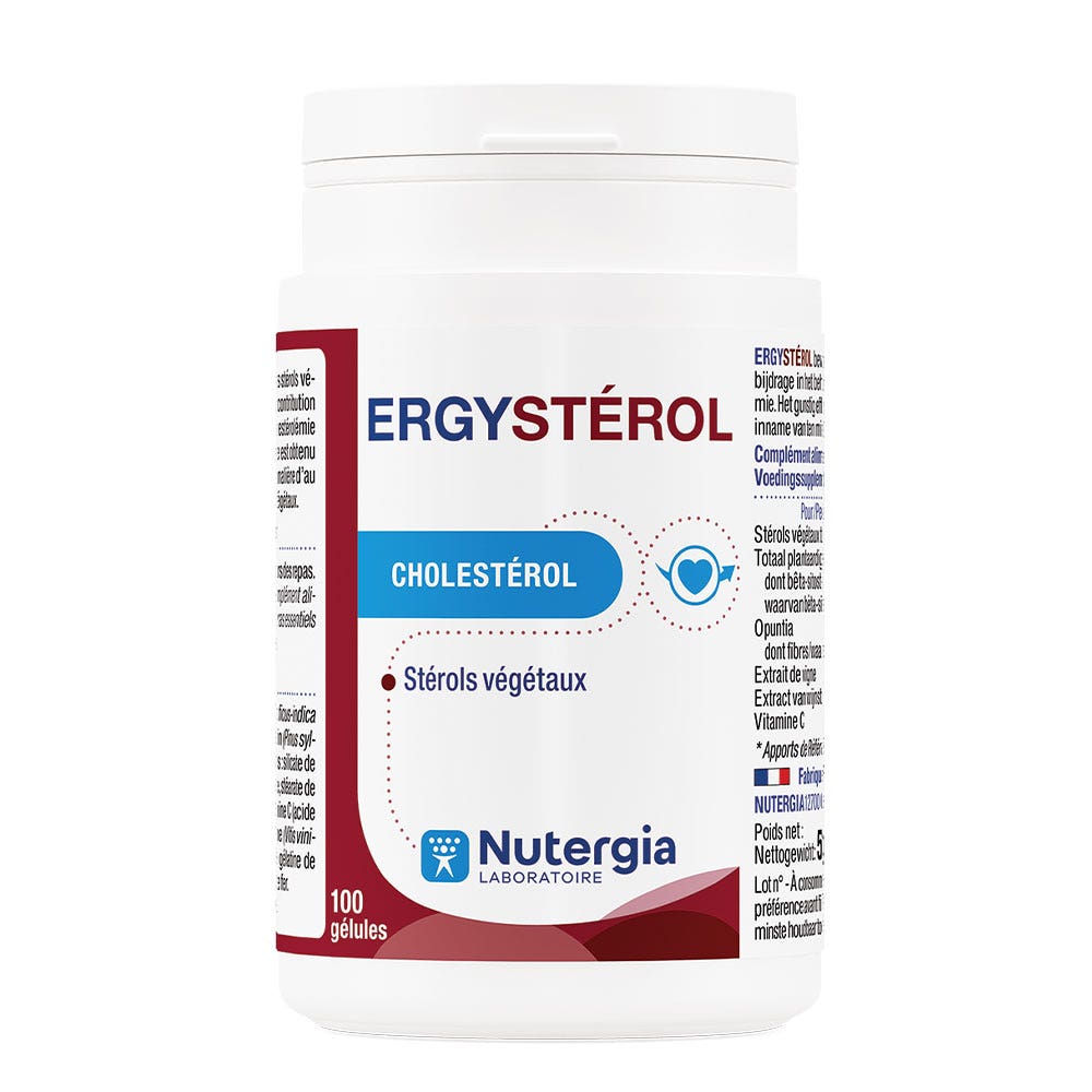 Nutergia Ergysterol Cholestérol 100 Gélules