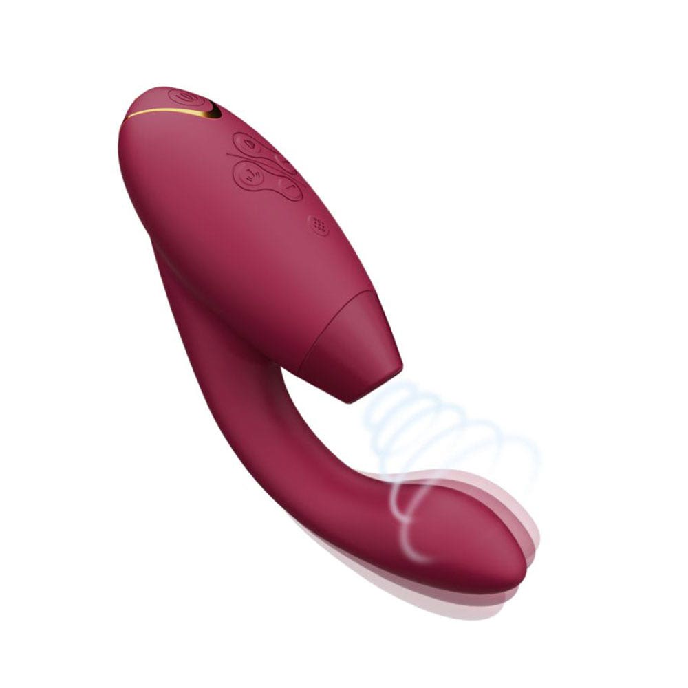 Womanizer Duo 2 Vibromasseur Point G Bordeaux