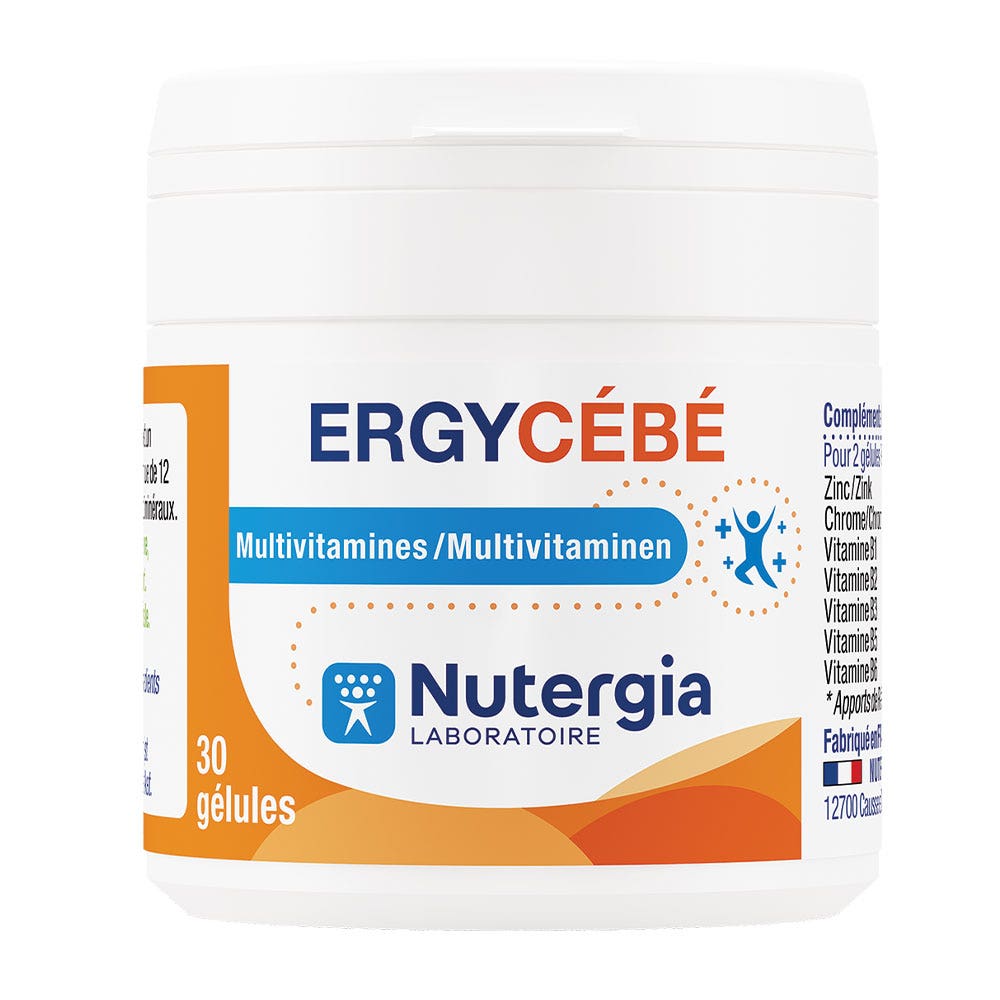 Nutergia Ergytonic Multicébé Multivitamins 30 capsules