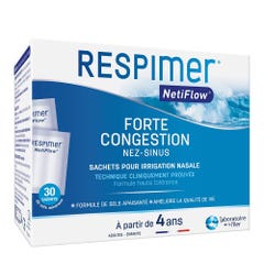Respimer Netiflow sachets pour irrigation nasale x30
