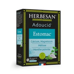 Herbesan Adoucid Menthe Estomac 30 comprimés