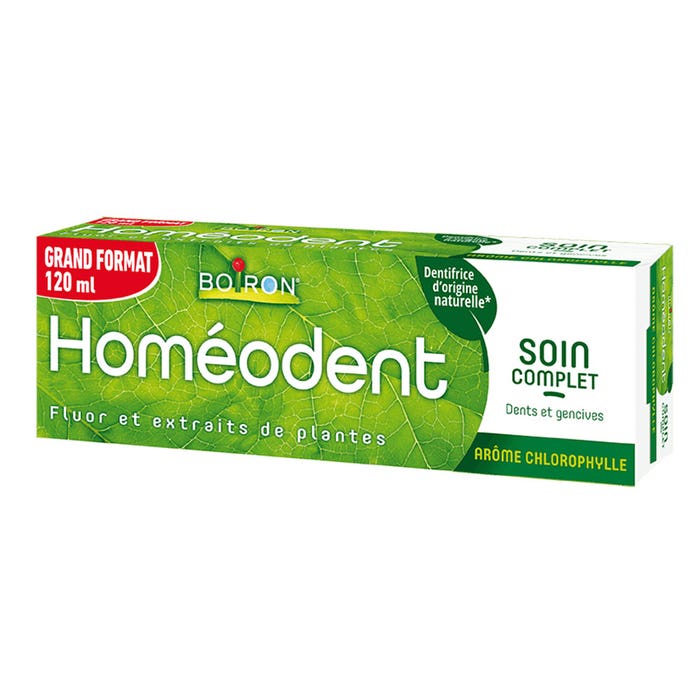 Dentifrice Soin Complet Gencive Chlorophylle 120ml Homeodent Boiron