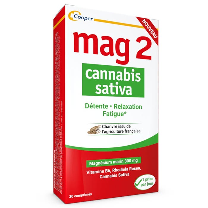 Mag 2 Mag 2 Cannabis Sativa 30 comprimés