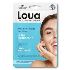 Loua Masque en tissu Visage Ultra-Hydratant peaux sèches 1 unité
