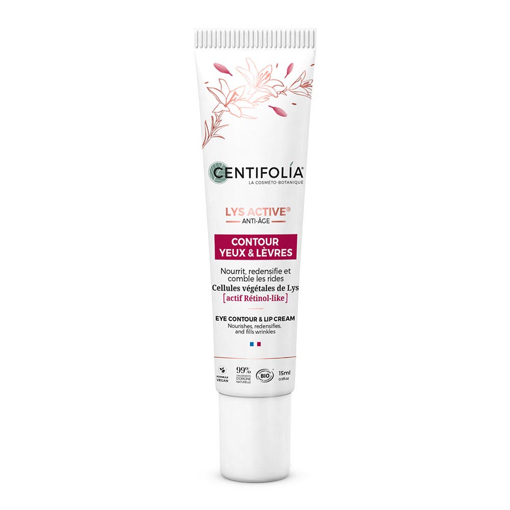 Centifolia Lys Active Contour Yeux et Lèvres Bio 15ml