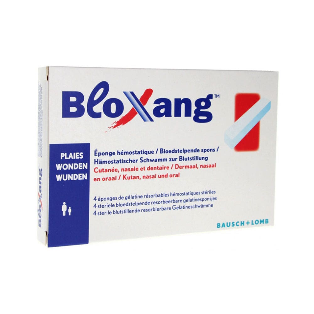 Bausch&Lomb Bloxang Eponge Hémostatique x4