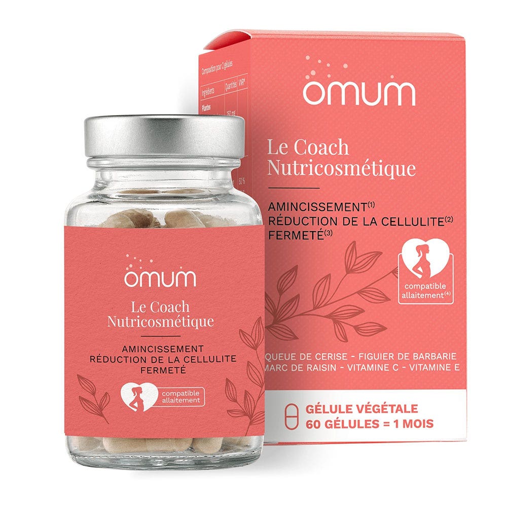 Omum Le Coach Nutricosmétique Amincissement et fermeté 60 gélules