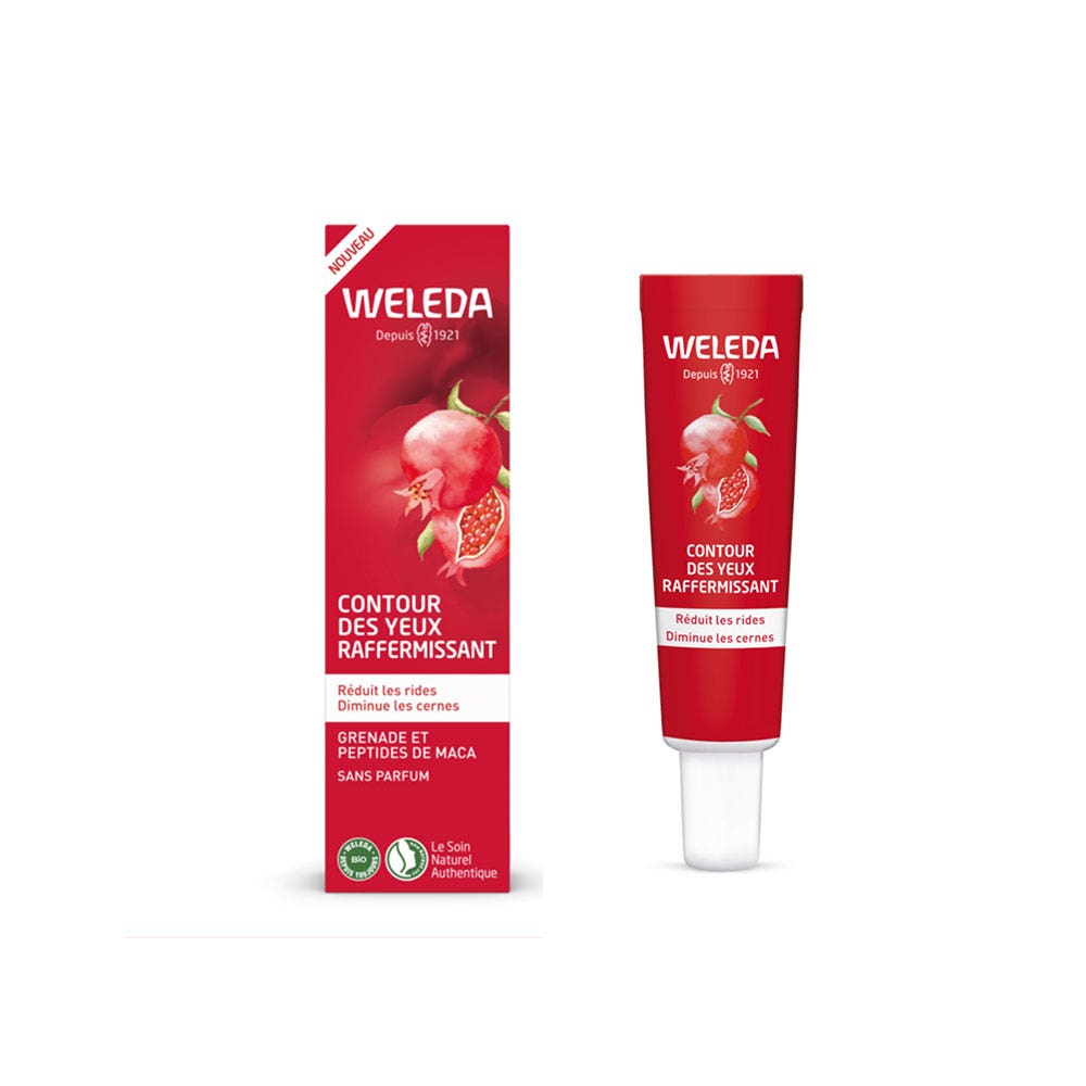 Weleda Grenade Crème Contour des Yeux Raffermissante et Peptides de Maca 12ml