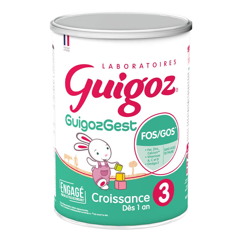 Guigoz Guigozgest Lait En Poudre Croissance 3 Dès 1 An 800g