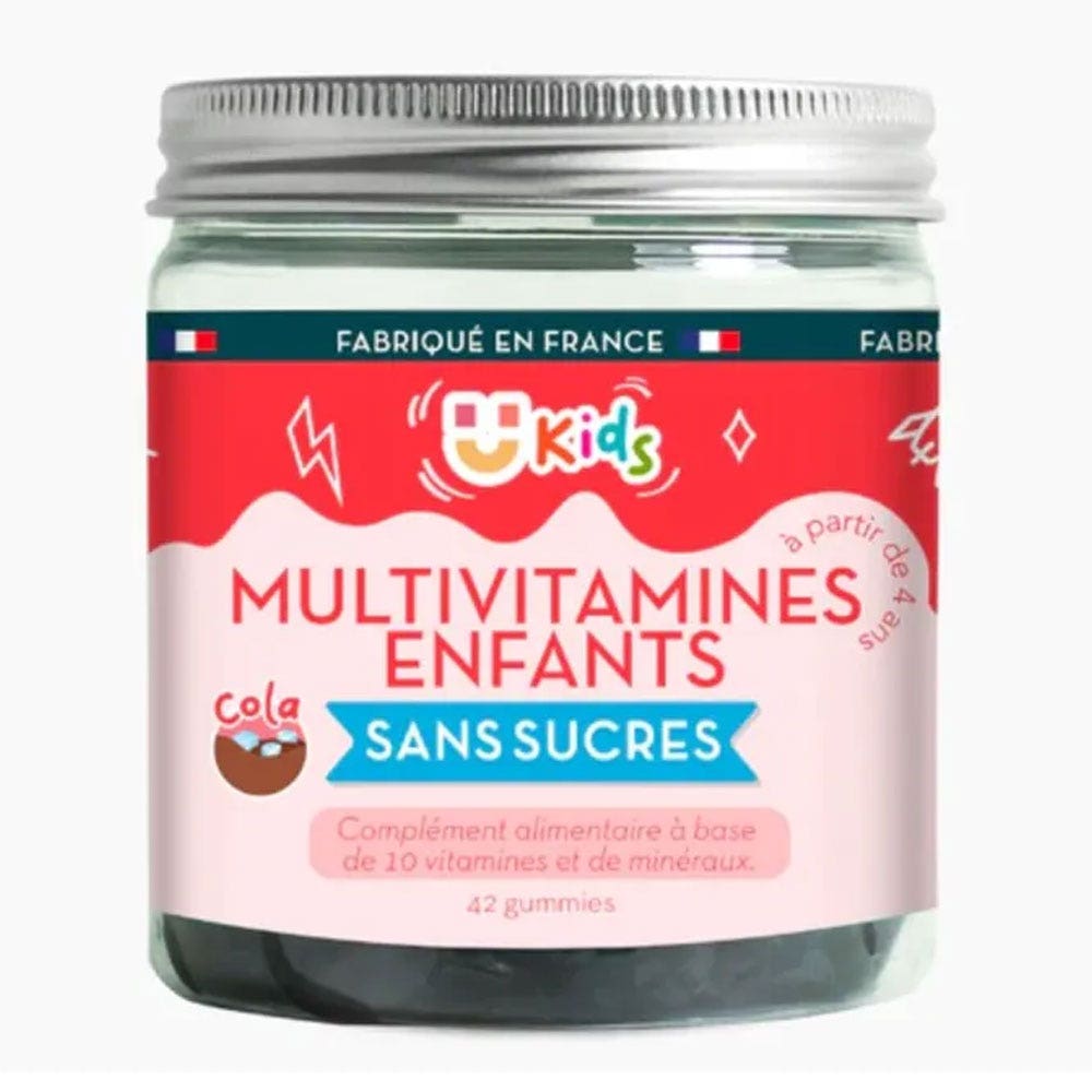 Les Miraculeux Gummies Multivitamines Enfants sans sucres Cola x42 Gummies