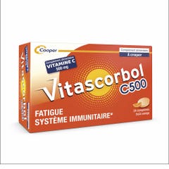 Vitascorbol Vitamine C 500mg Goût Orange 24 Comprimés A Croquer